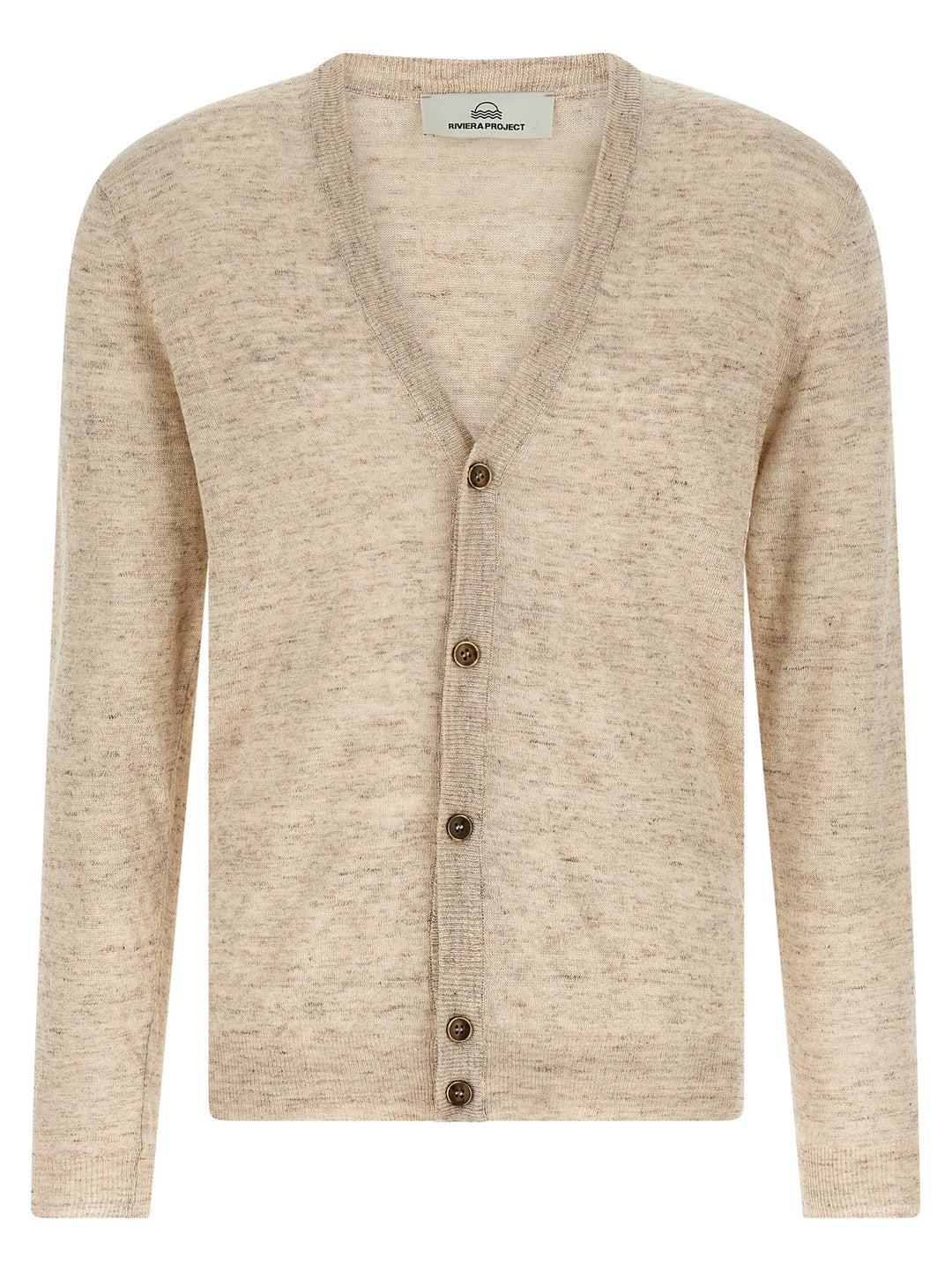 Riviera Project Linen Silk Cardigan Maglioni - Beige | 74b6b1486c4ce4ac16ba4f8e0e43b2c7839754b8