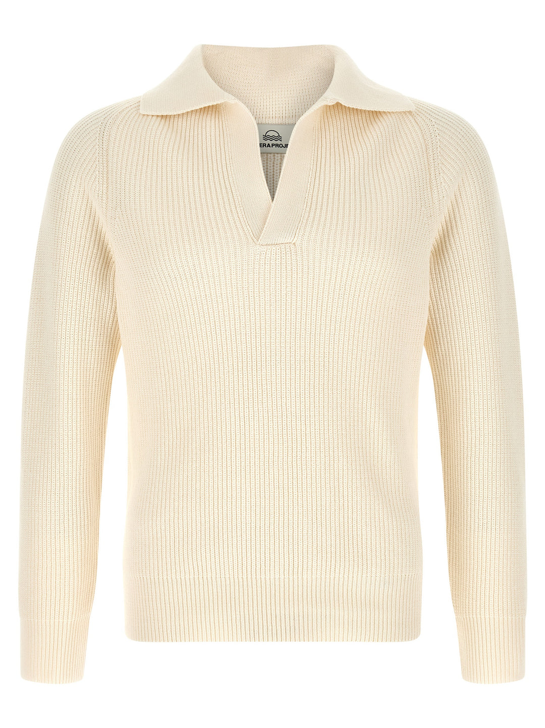 Riviera Project Polo Sweater Maglioni - Bianco | 08b31f2039834a565430fec3d2ae77b259c5f5b0