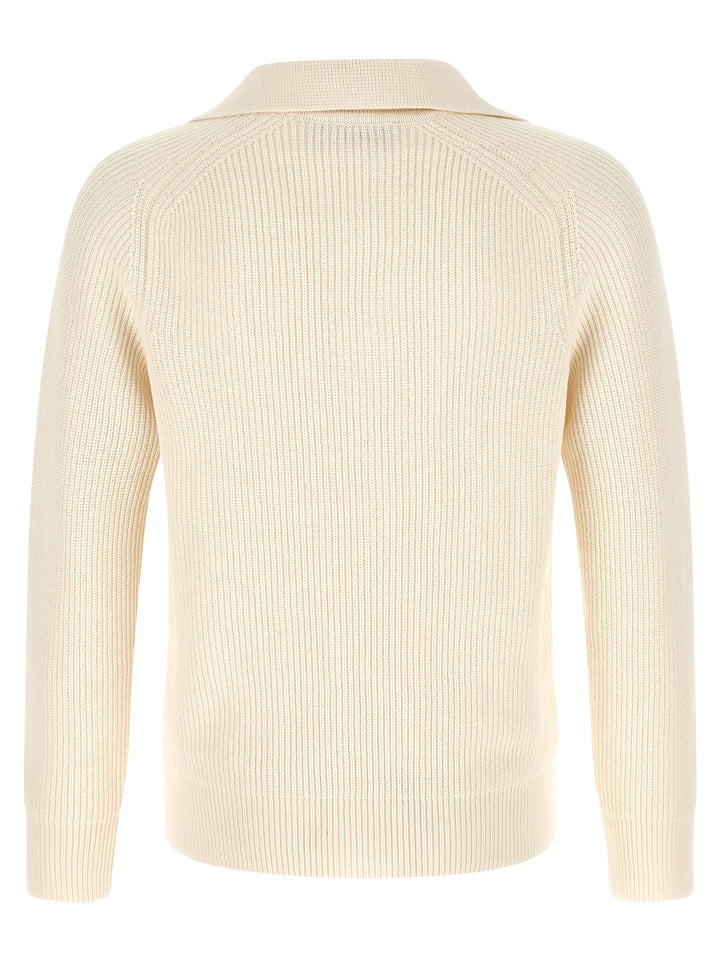 Riviera Project Polo Sweater Maglioni - Bianco | 88be136992d92719970b45f0ae192d284ca296e9