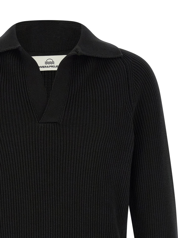 Riviera Project Polo Sweater Maglioni - Nero | eefd9cf509a77b137cea8abf053361cc5b71b7c1