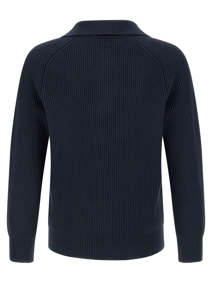 Riviera Project Polo Sweater Maglioni - Blu | 19666ca7927f01101d629bf7550743052372507a