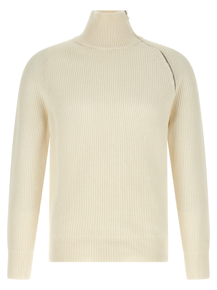 Riviera Project Zip Sweater Maglioni - Bianco | 6f545167085cf08458fdee5de383abf113910680