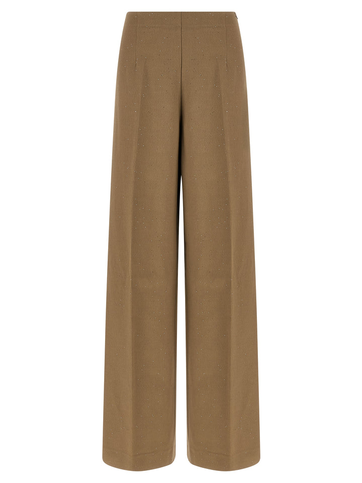 Herno Micro Sequin Pantaloni - Marrone | 1e6e26f487582c58d399865a201099d7efc1cf31
