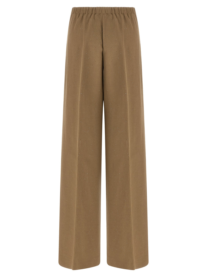 Herno Micro Sequin Pantaloni - Marrone | 65c9d8c63bee0f66717ac34c16a7fe823117c963