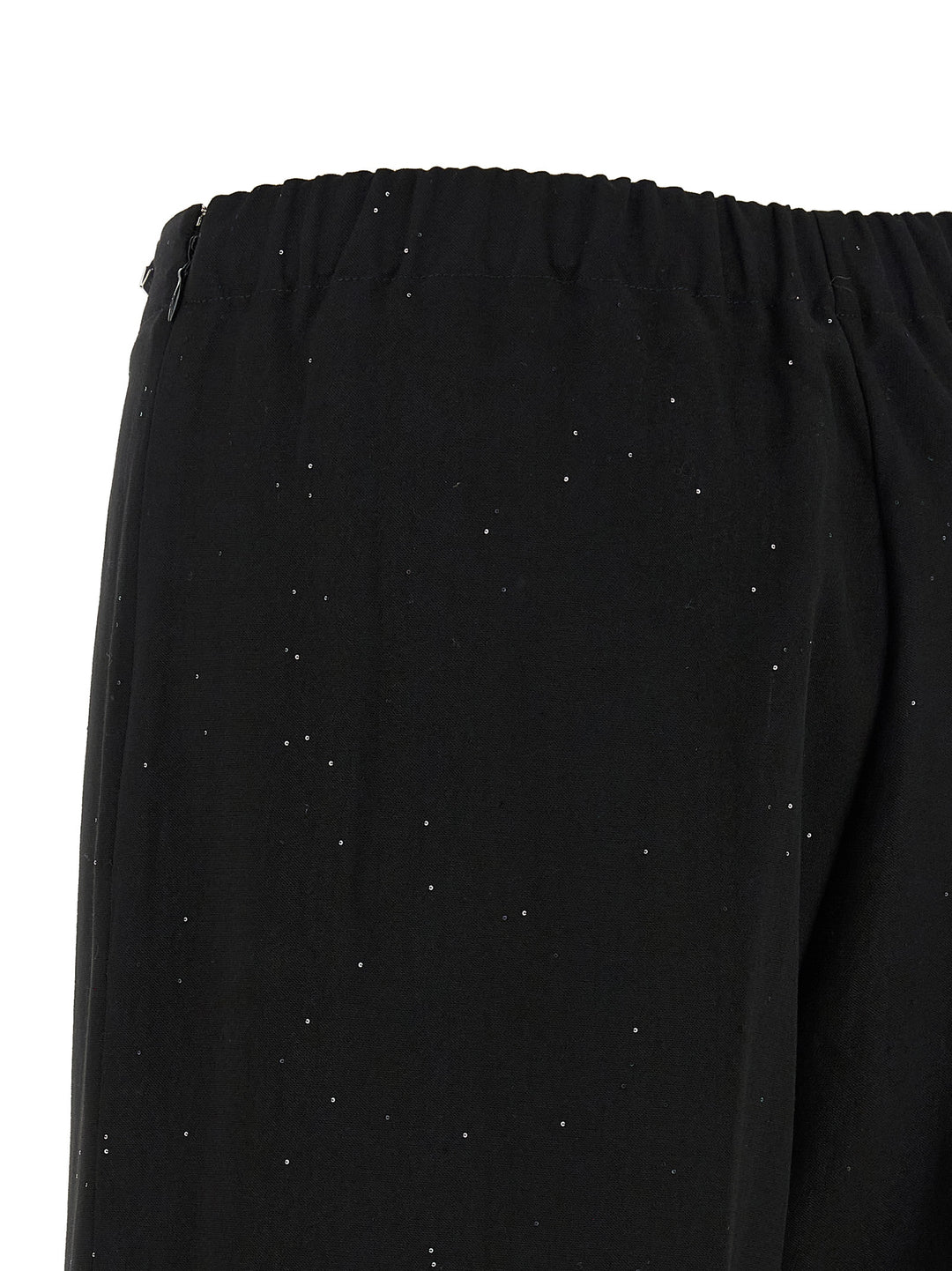 Herno Micro Sequin Pantaloni - Nero | c7423176d5c9bf1a42db10adfd3e11e1fb6c60f2