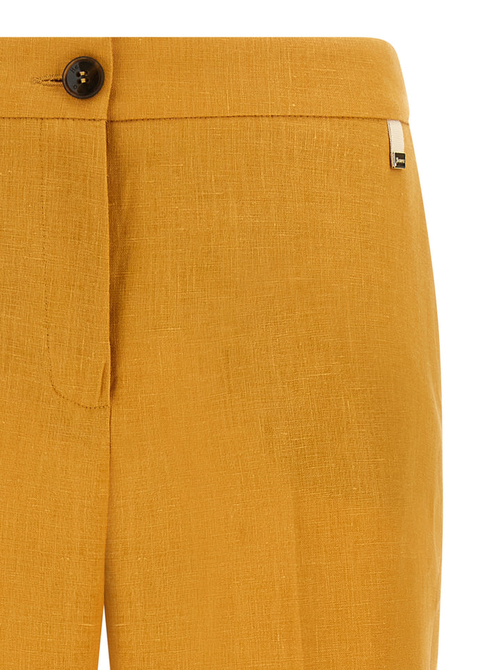 Herno Linen Trousers Pantaloni - Arancione | db2ddbe4f8407dd7f62a66796ec46bc221405043