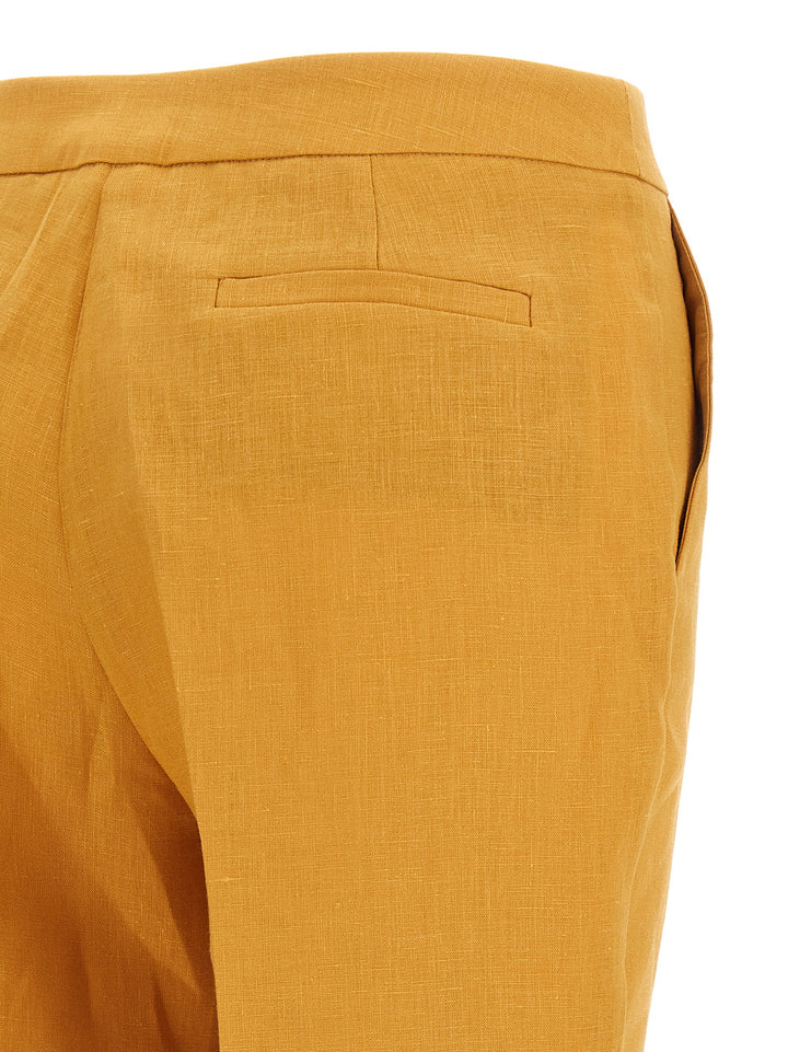 Herno Linen Trousers Pantaloni - Arancione | 69c1dccb191dd2f9a06fea8ad9764f4a20dff896