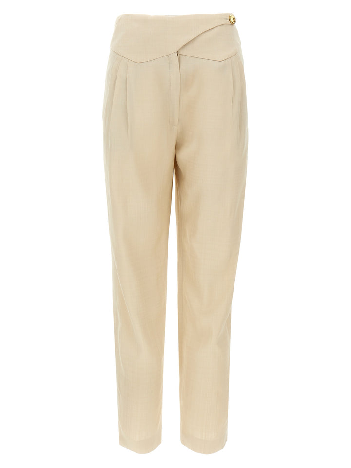 Blazé Milano Sheena Basque Pantaloni - Beige | ec7b0d945d82eb30e4047de60e6e0833ed49013c