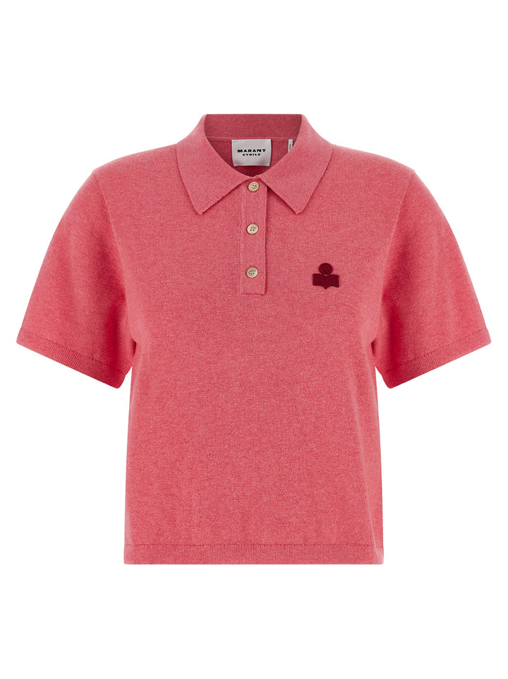 Marant Etoile Althea Polo - Rosa | 41a35b5f682423fad2945c1084548e0016e7ba8d