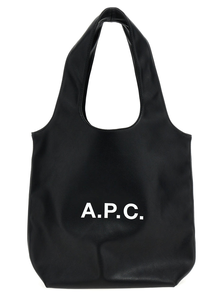 A.P.C. Ninon Tote - Bianco/Nero | 8826a0748f81208f99eafb7171e63863cb91ef97