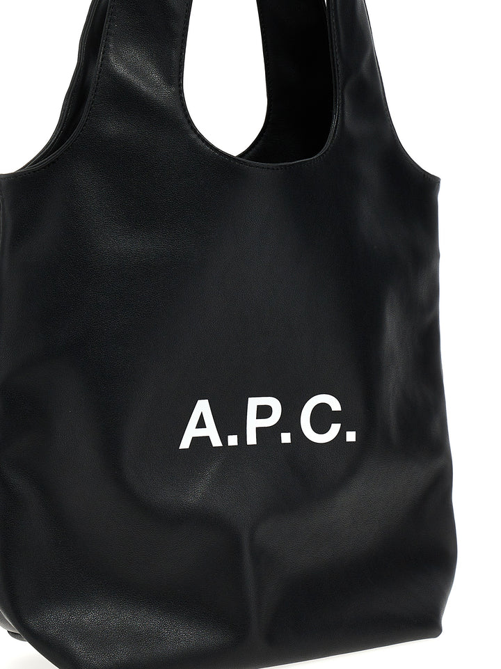 A.P.C. Ninon Tote - Bianco/Nero | 58f9118cfbda0a5058e7101810f9b552ddf7d049