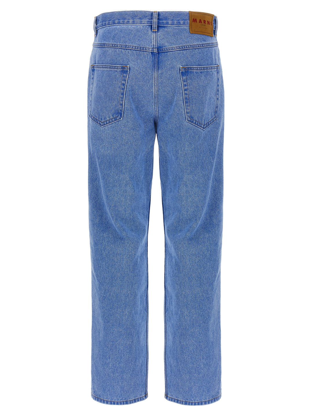 Marni Bleached Coated Jeans - Blu | f3e06102bc219066e06452ead3314697d6074722