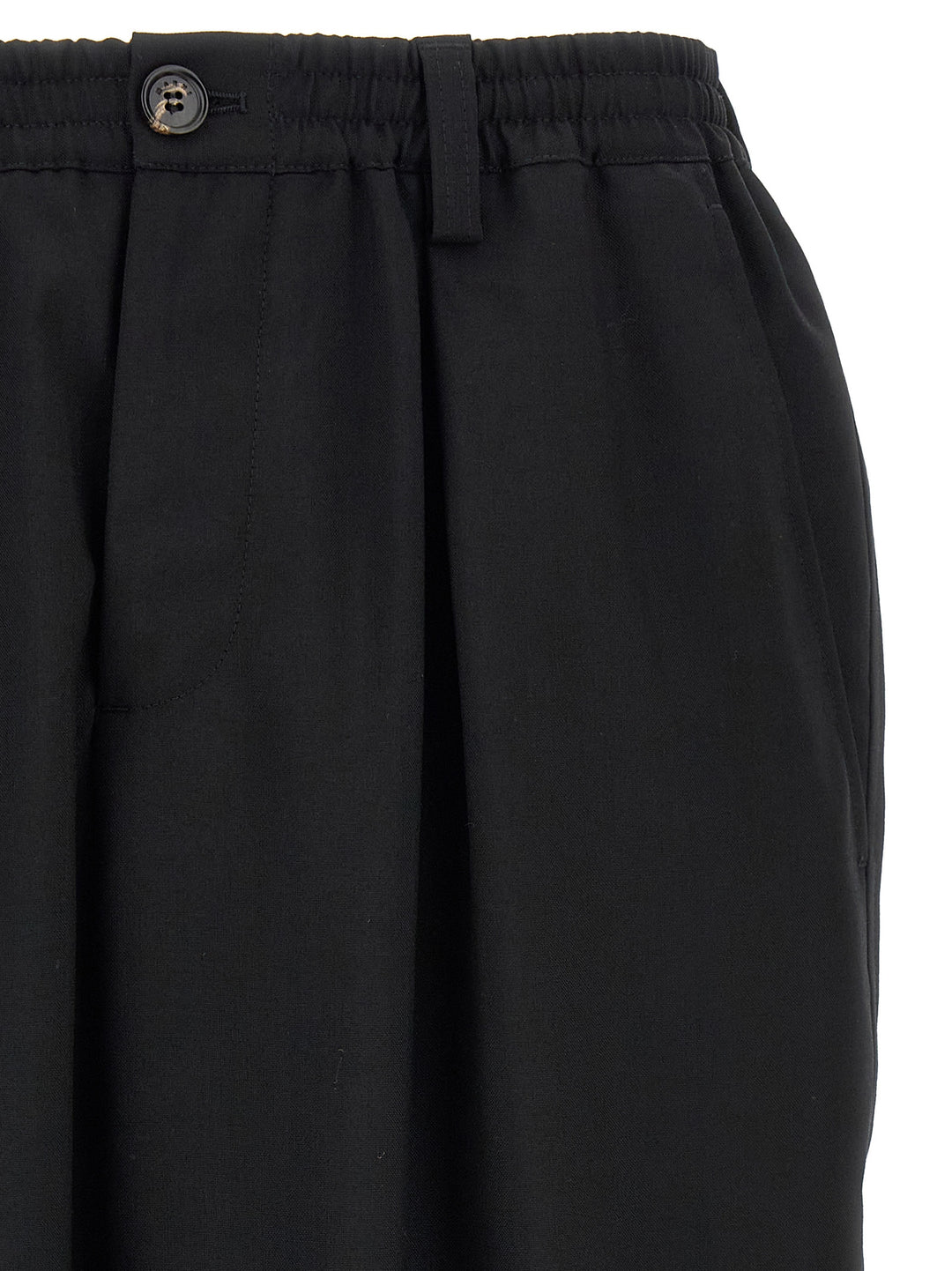 Marni Cropped Pantaloni - Nero | cda0c5b1319bdf79092265612069f7acc09a429f