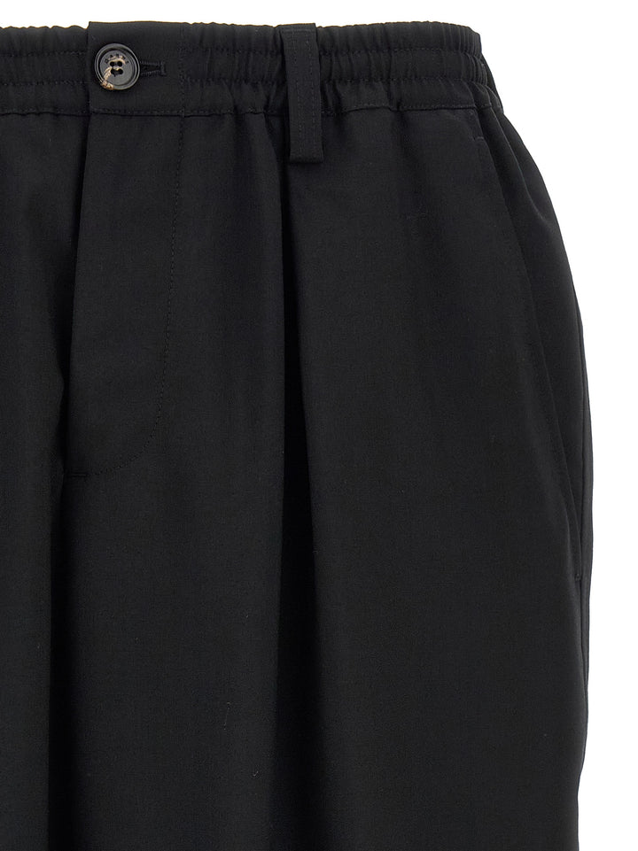 Marni Cropped Pantaloni - Nero | cda0c5b1319bdf79092265612069f7acc09a429f