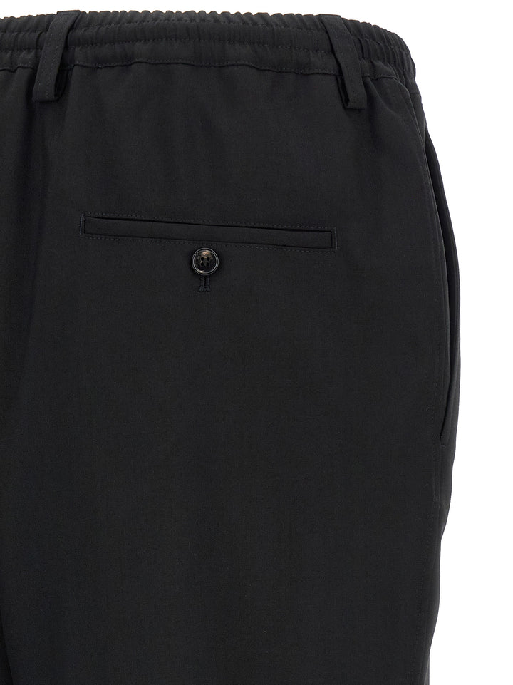Marni Cropped Pantaloni - Nero | 76a97b9806a5d334a6d2e9688ef18f8fdd948f30