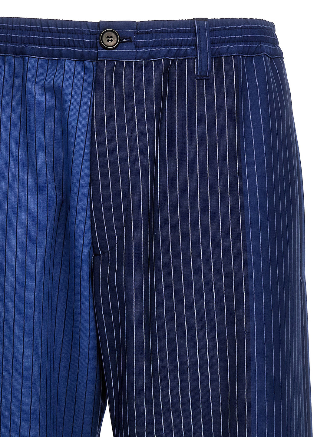 Striped Pantaloni Blu