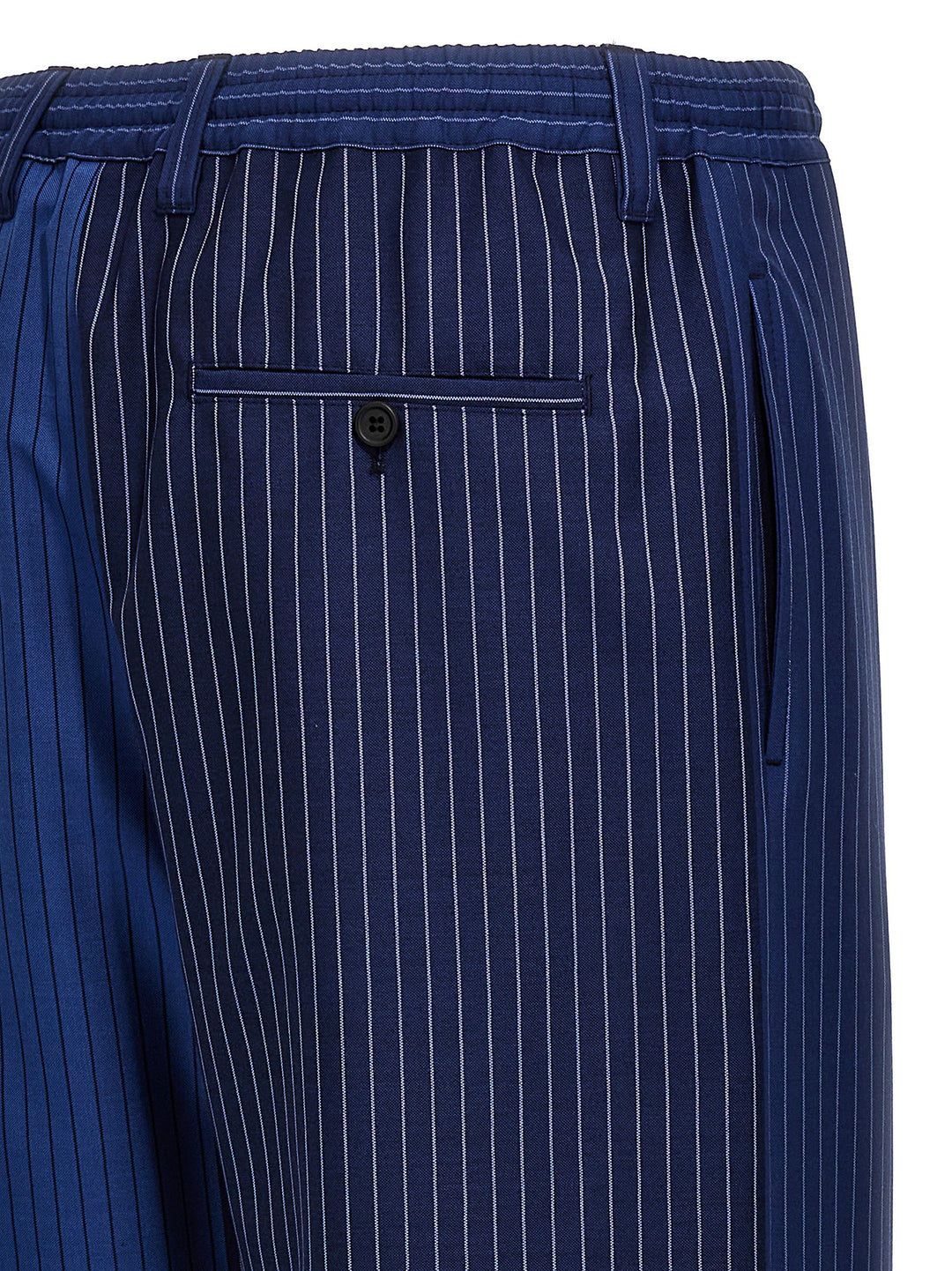 Striped Pantaloni Blu