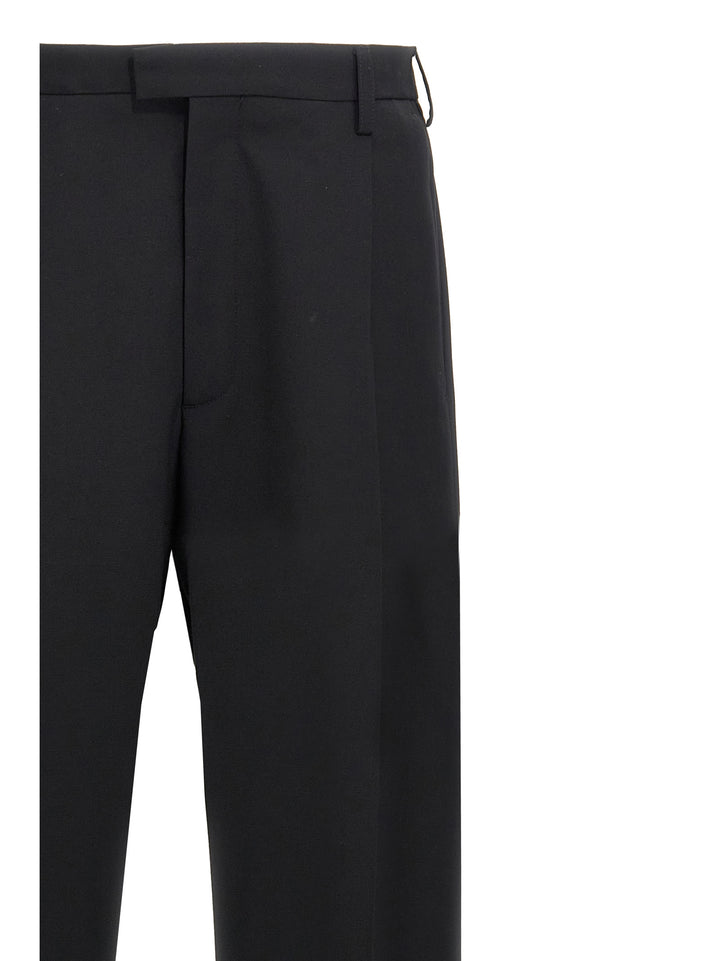 Marni Wool Pantaloni - Nero | 8d4bef77e7b7e8a79e959fe2c874a27f99805785