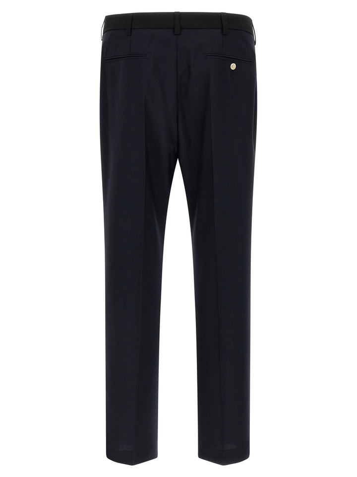 Marni Tropical Wool Pantaloni - Blu | 060cef182258bf489d6bfa88d77b0036656c1acb