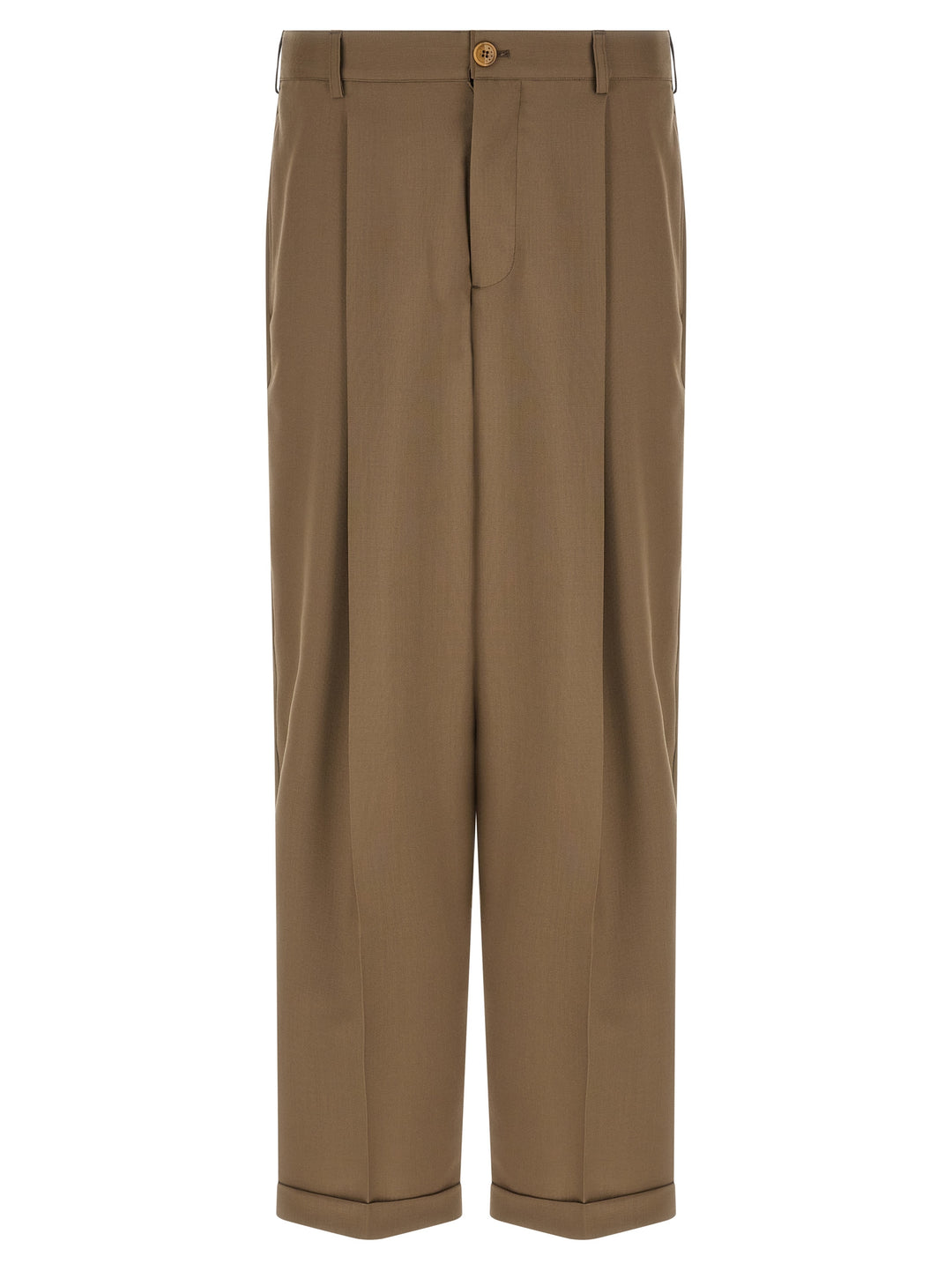 Marni Cool Wool Pantaloni - Beige | 4fb97365789927a994d767a0199dca499f04a542