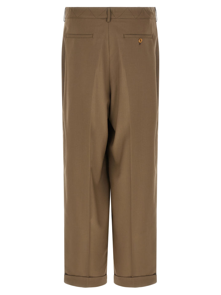 Marni Cool Wool Pantaloni - Beige | 6d58b5fa4490adaf8d4dd6b0bb2eb09442d18338