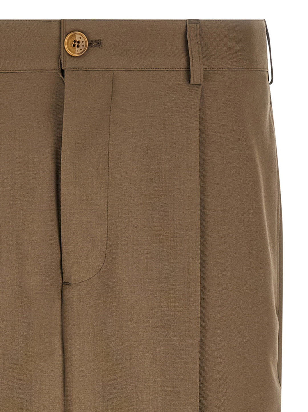 Marni Cool Wool Pantaloni - Beige | 09650aa4d6362a4dfc209eb099a97f12bcfb1f58