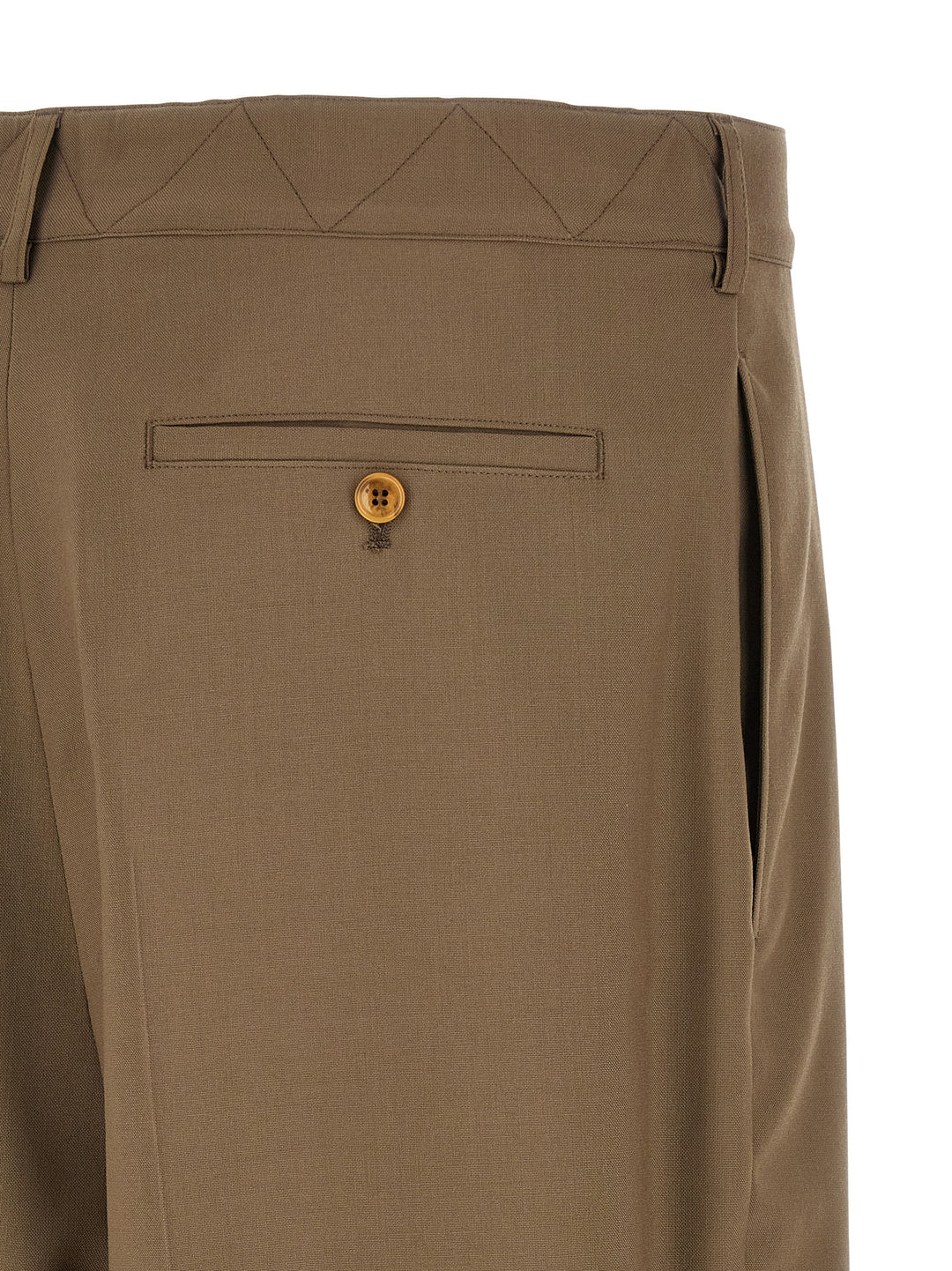 Marni Cool Wool Pantaloni - Beige | 58f162c5e212f4e035675cc639e47ee99c9c1a6f