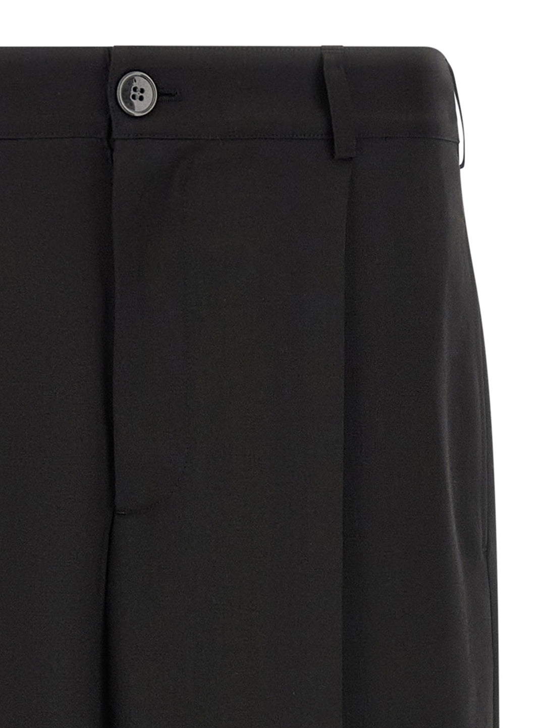 Marni Cool Wool Pantaloni - Nero | fe10c57a5a909642d66eaf55d61277f60a577dec