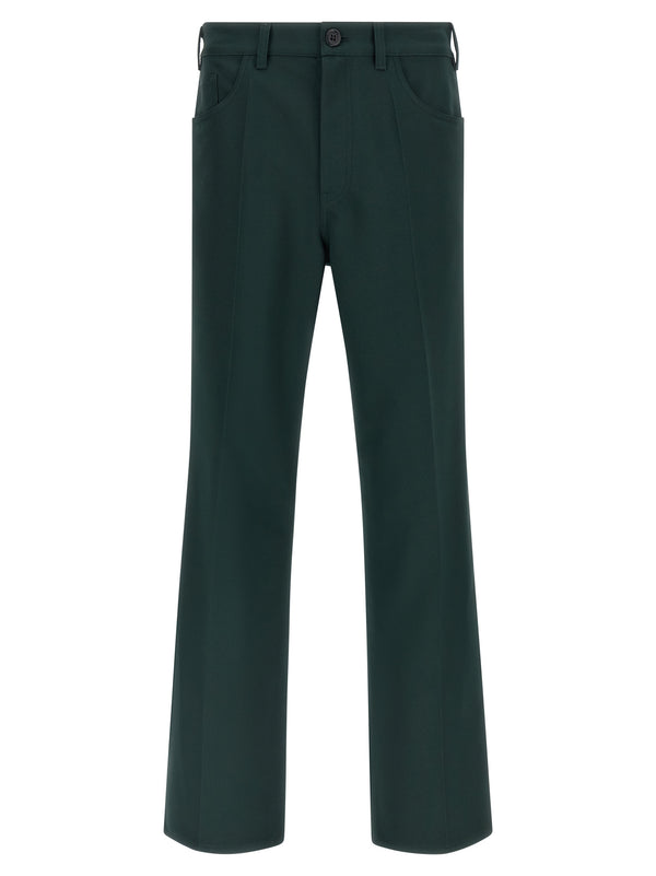Technical Twill Pantaloni Verde