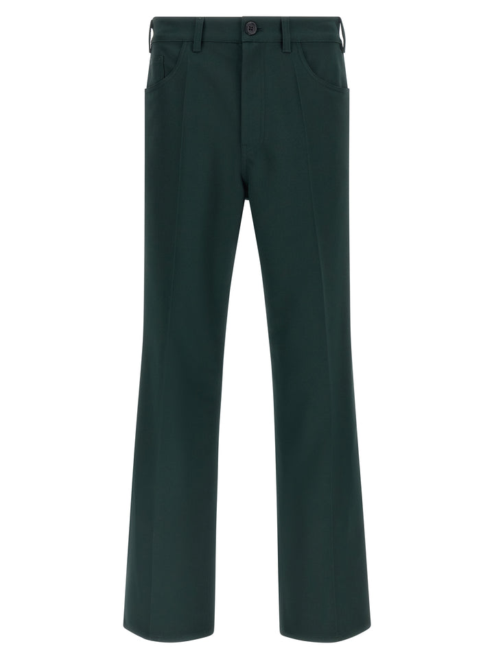 Marni Technical Twill Pantaloni - Verde | c873c0b937b4eedf66f7295308f77810413b10ab