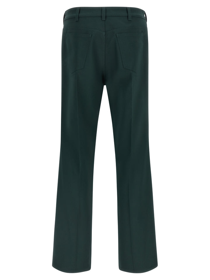 Marni Technical Twill Pantaloni - Verde | de0e806af4212c889cc58df3f8c6a9c72734e8ac
