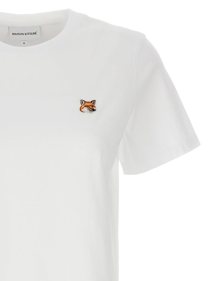 Maison Kitsune Fox Head T shirt - Bianco | 0718b095a24be8068e7444ccee407e3e49bc3f90