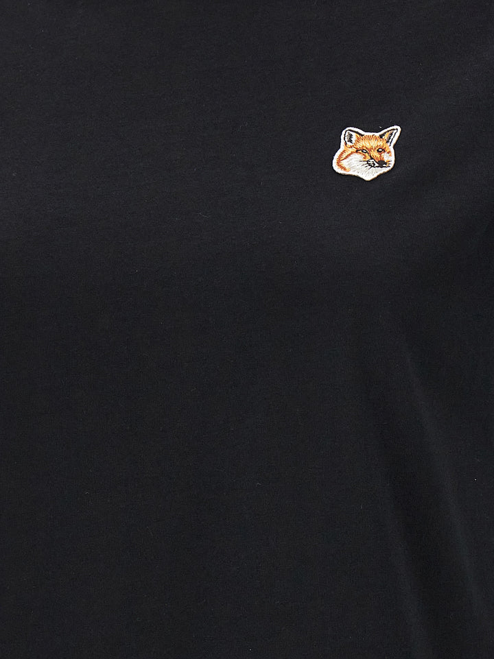 Maison Kitsune Fox Head T shirt - Nero | 632b8952e0928d8125f4648cd306324f77bbe947