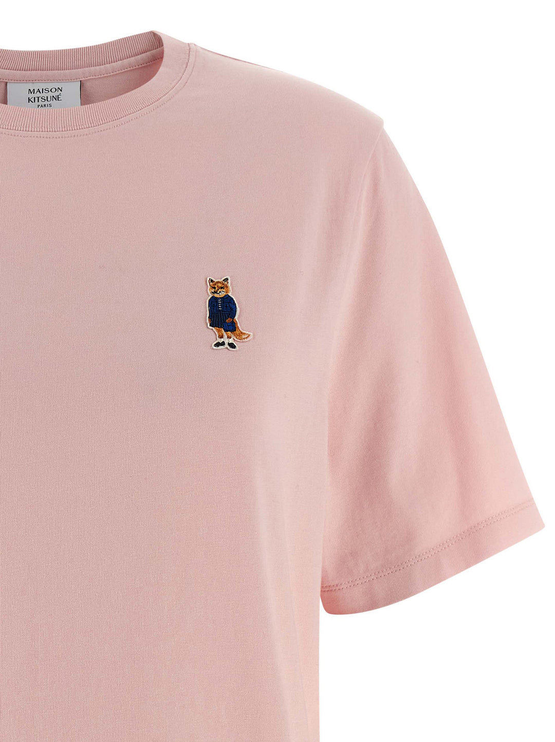 Maison Kitsune Dressed Fox T shirt - Rosa | aa7717bae658d5a4a3f03b49f9c3e208284fff80