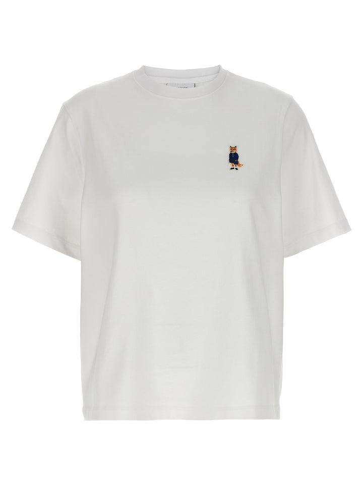 Maison Kitsune Dressed Fox T shirt - Bianco | 6b6deb37223cfc59c638a5477a001c165ff3532a