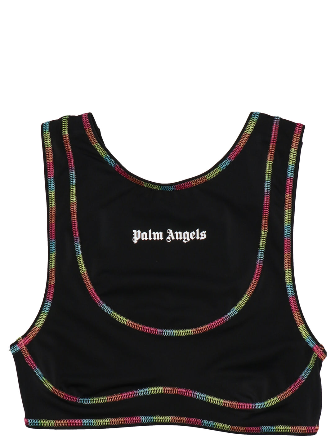 Palm Angels Rainbow Miami Top - Nero | e2391c5fc108729ce442e76d00694adf9b192a27