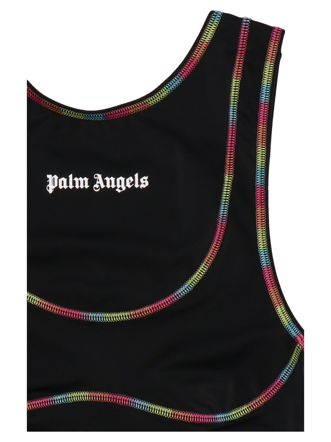 Palm Angels Rainbow Miami Top - Nero | b6e3e11cee81c2ecc1a80fbf6969a71f4e718586