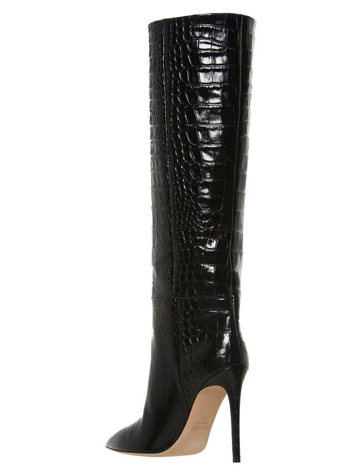 Paris Texas Crocodile Print Boots Stivali e Stivaletti - Nero | 00f0044d88ae629ecd5604e2b970385df7fef516