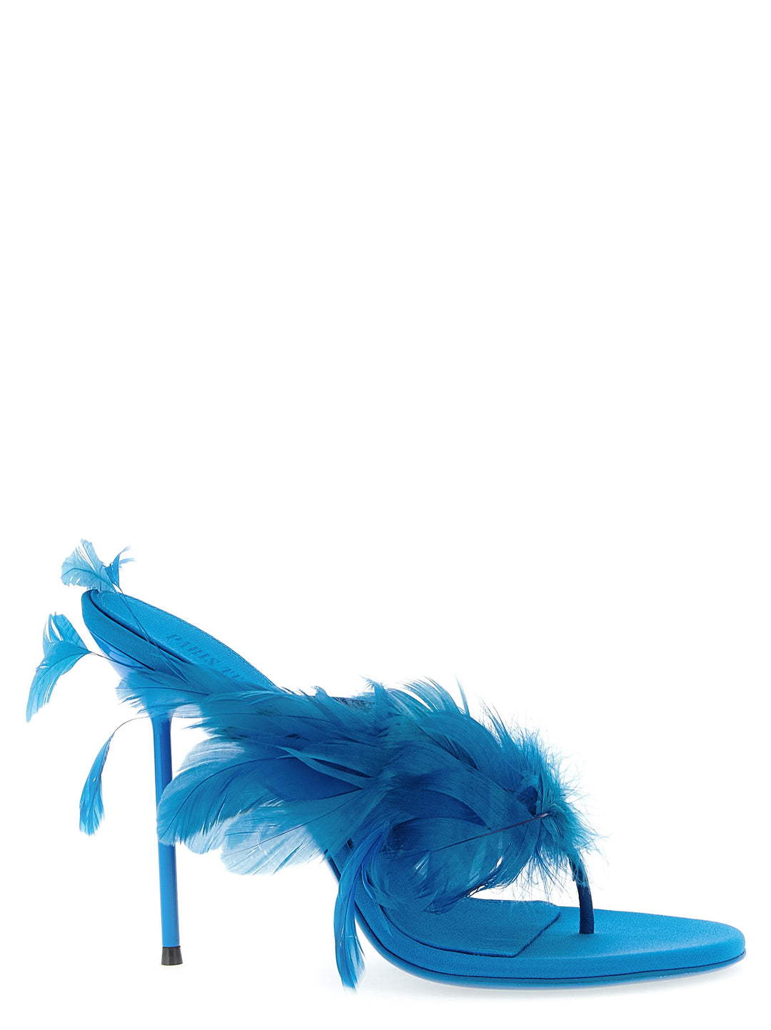 Paris Texas Lidia Feather Thong Sandali - Blu | 4b953efa1ff81dcfa6e779a62bca790ddd0d4bfc