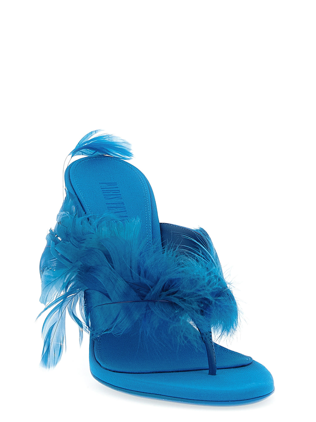 Paris Texas Lidia Feather Thong Sandali - Blu | 55f11d6d639605228394dae7970ebe8f6b07b20f