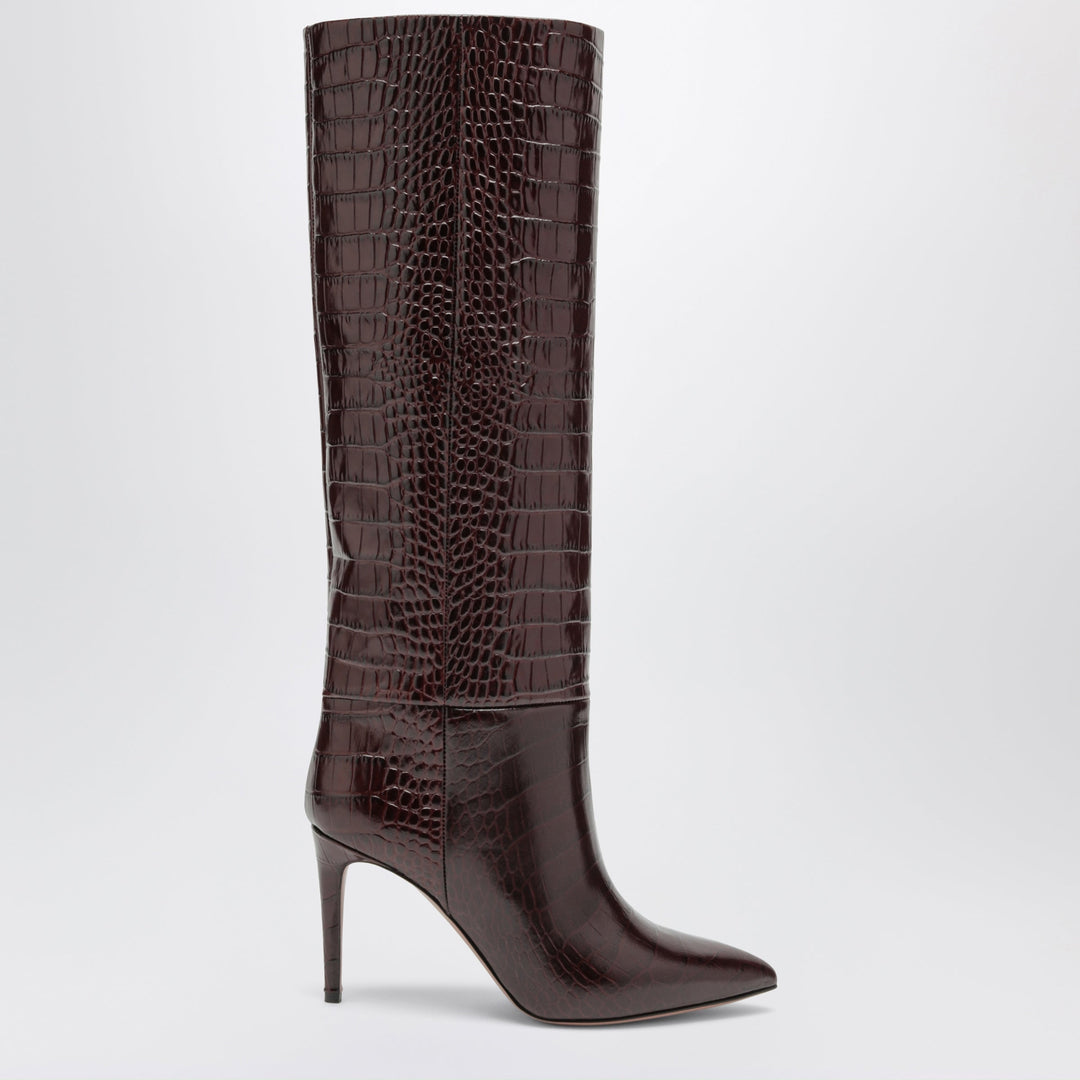 Paris Texas Botín Stiletto 85 De Piel Roja