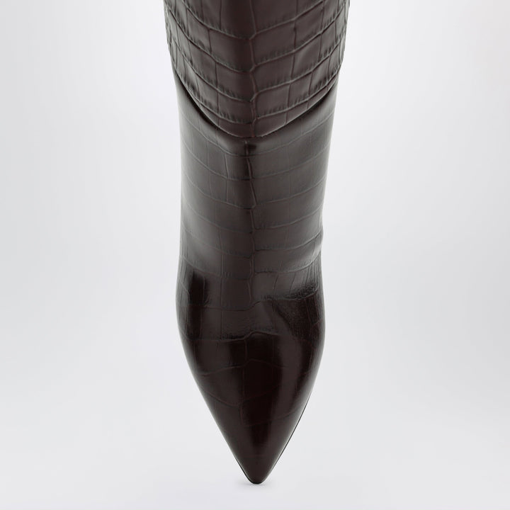 Paris Texas Botín Stiletto 85 De Piel Roja