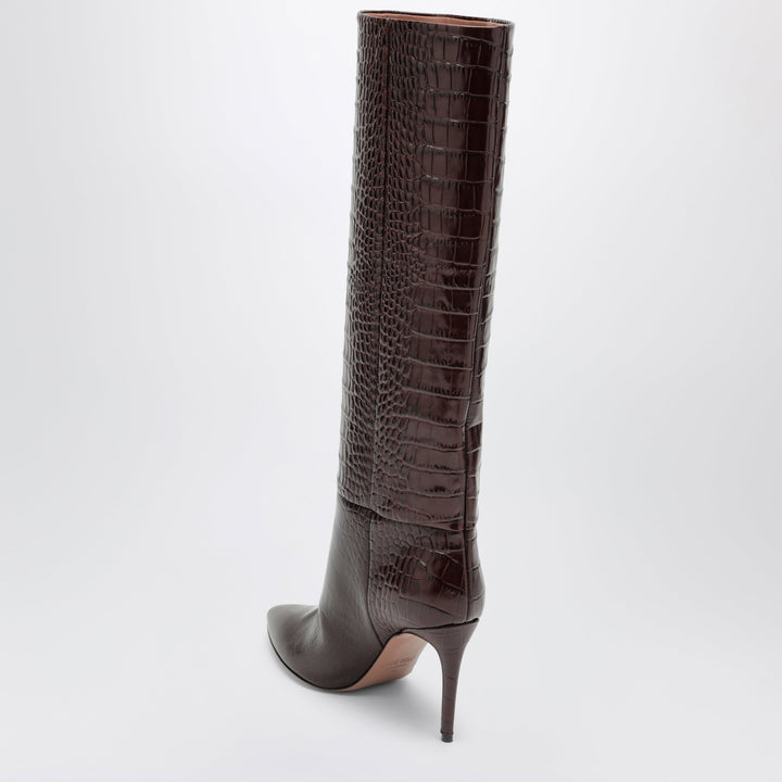 Paris Texas Botín Stiletto 85 De Piel Roja
