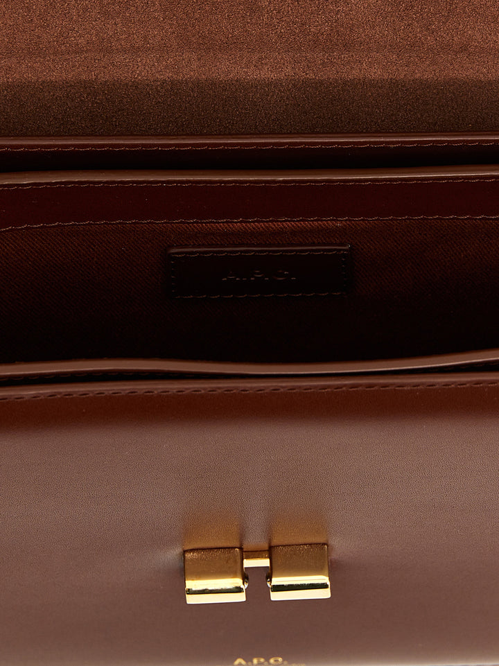 A.P.C. Grace Small Borse a Tracolla - Marrone | b03c053be9b941634f07a7000368116374270106