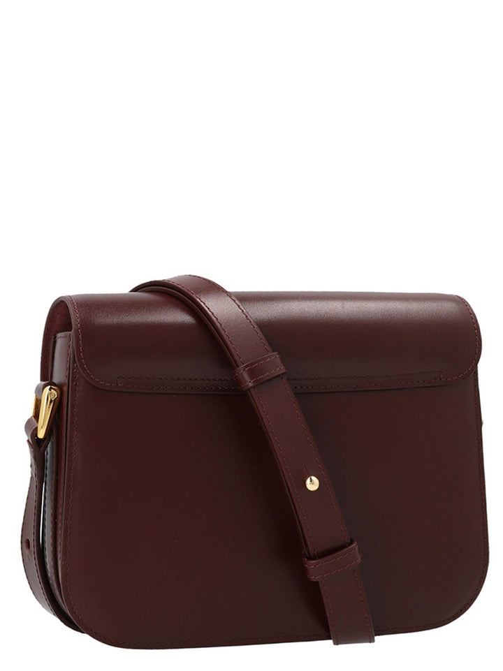 A.P.C. Grace Small Borse a Tracolla - Bordeaux | aa99fbfefd08ffa1b963e002da3e8e4dadfc11d5
