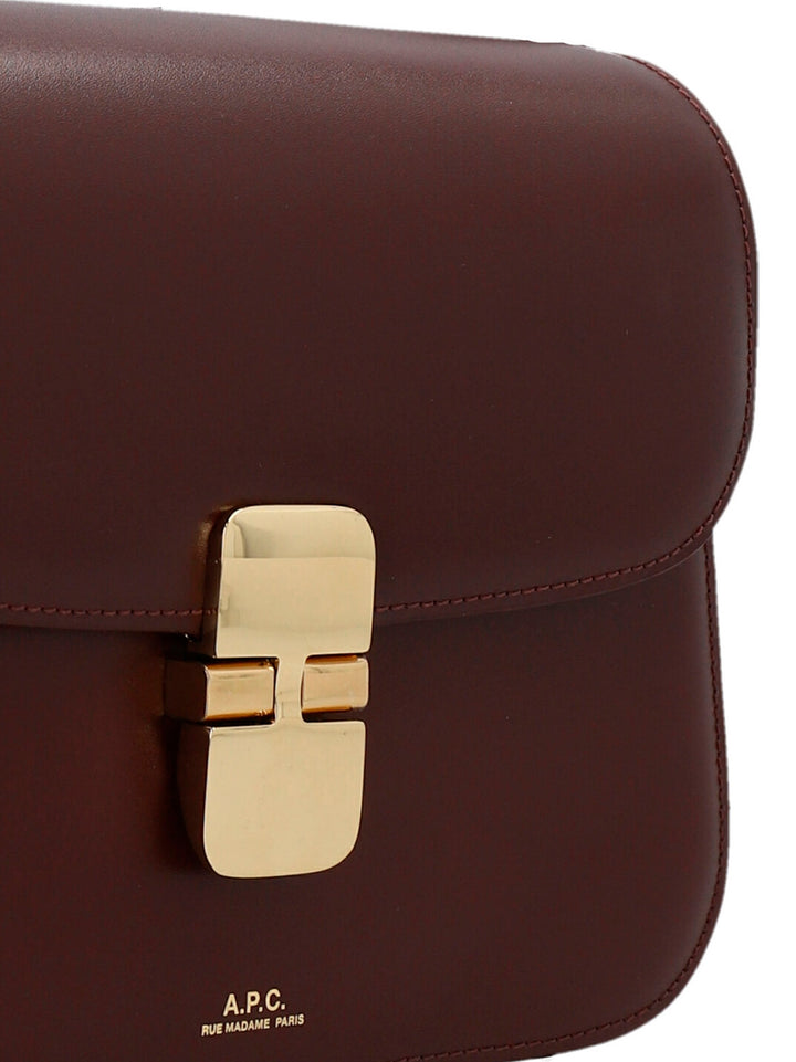 A.P.C. Grace Small Borse a Tracolla - Bordeaux | 060612de45dbf863e732a52927f5c137de52e440