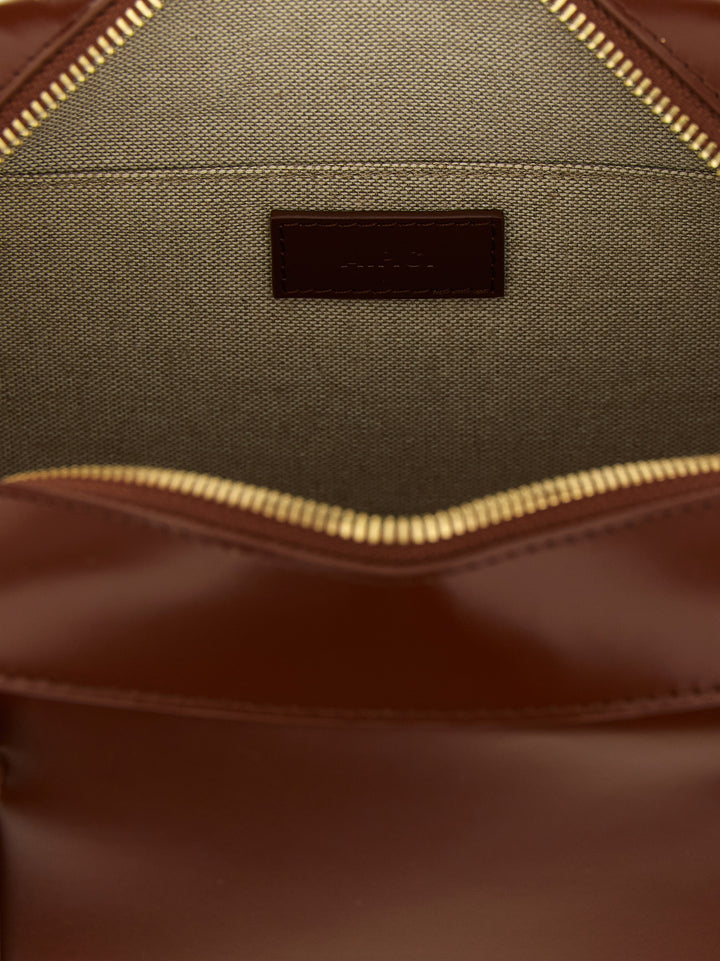 A.P.C. Virginie Box Borse a Mano - Marrone | 9d8f622f07c1cf455b9effba5a27175ab1fdc19a