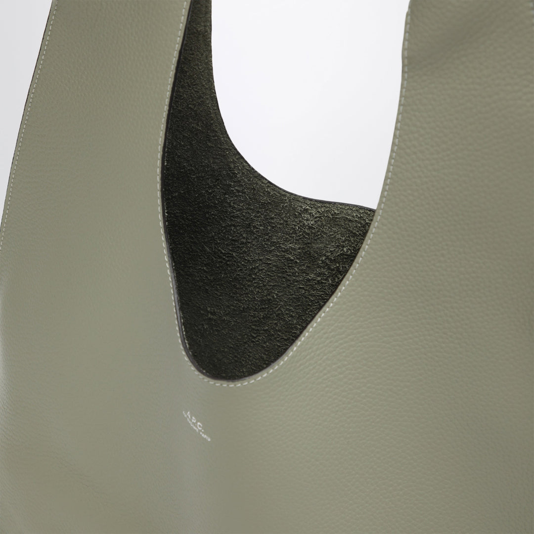 A.P.C. Sac Neige Clou Vert Pastel En Cuir