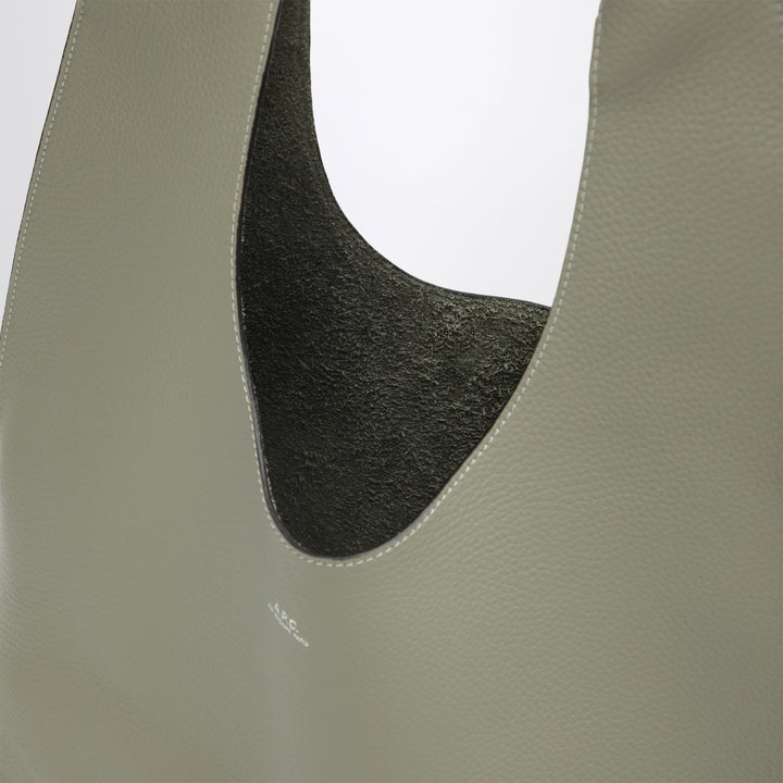 A.P.C. Sac Neige Clou Vert Pastel En Cuir