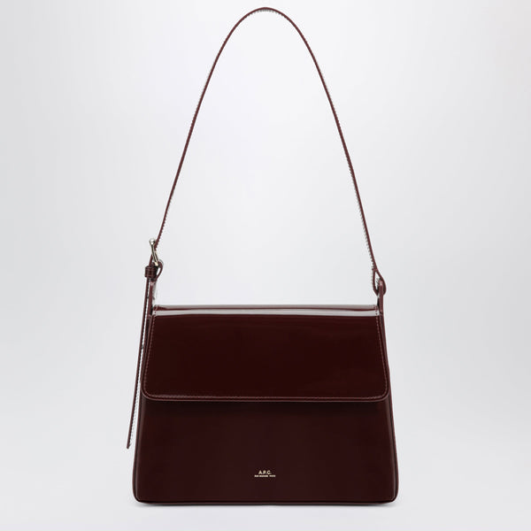 Virginie Burgundy Leather Bag